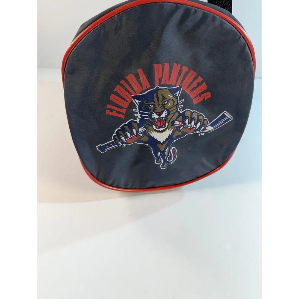 Florida Panthers NHL Duffel Bag Navy Blue Red Office Depot Hockey Gym Travel Bag
